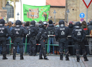 Bereitschaftspolizei, AfD, Beatrix von Storch, Osnabrück