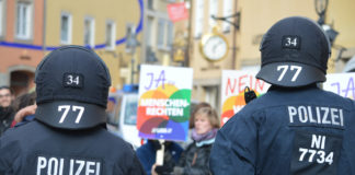 Bereitschaftspolizei, AfD, Beatrix von Storch, Osnabrück