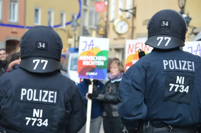 Bereitschaftspolizei, AfD, Beatrix von Storch, Osnabrück