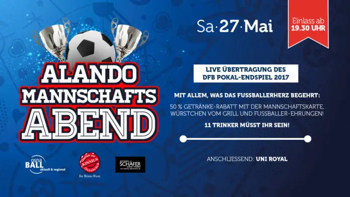 Mannschaftsabend Alando Palais