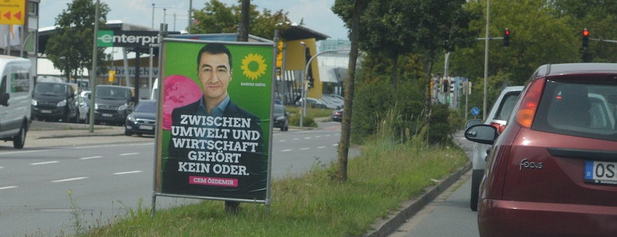 Wahlplakat, Grüne, Osnabrück, Özdemir