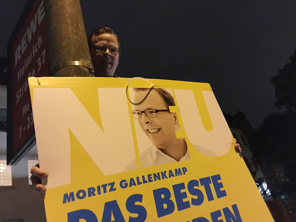 Wahlplaktierung Osnabrück, FDP, Landtagswahl