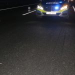 Unfall und Steine auf der Autobahn bei Osnabrück