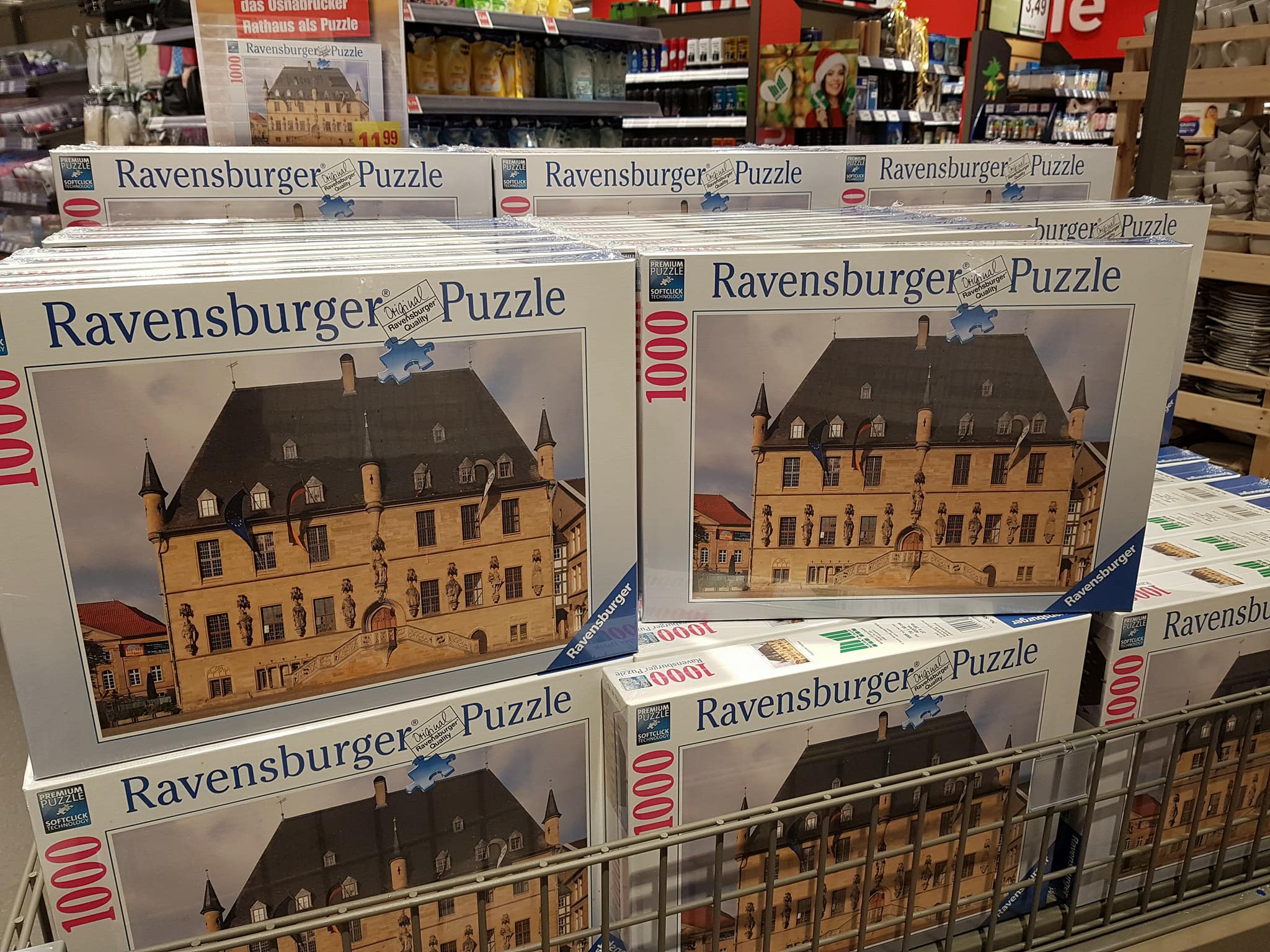 Rathaus Puzzle bei Marktkauf Nahne, Osnabrück