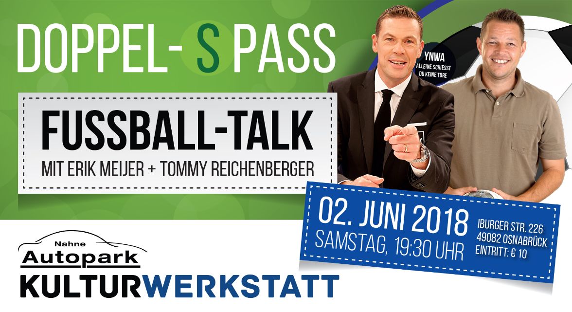 Fußballhighlight mit Erik Meijer und Thomas Reichenberger im Rahenbrock Autopark Nahne