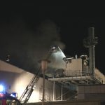 Rauch über Dissen, Feuer in Druckerei im Landkreis Osnabrück