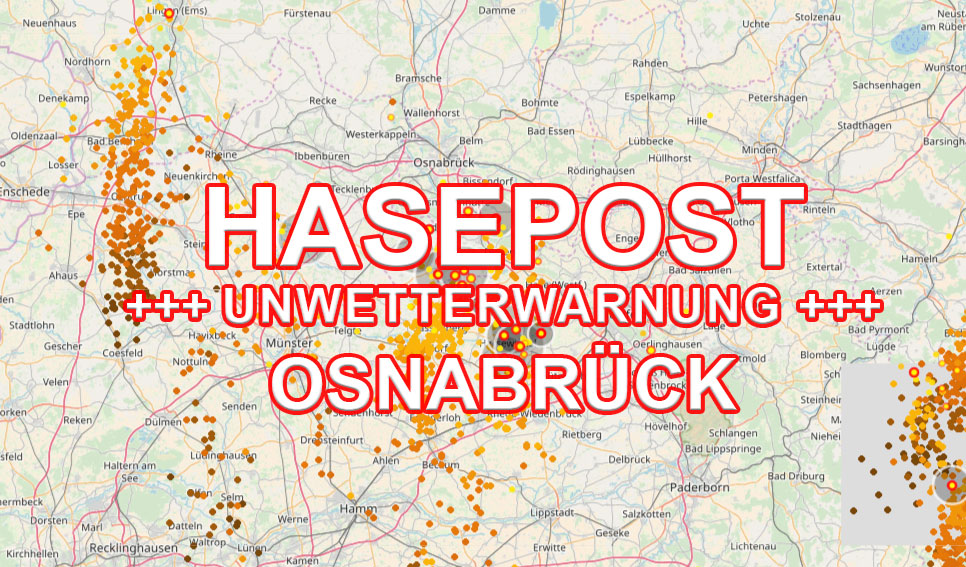 Unwetterwarnung Osnabrück