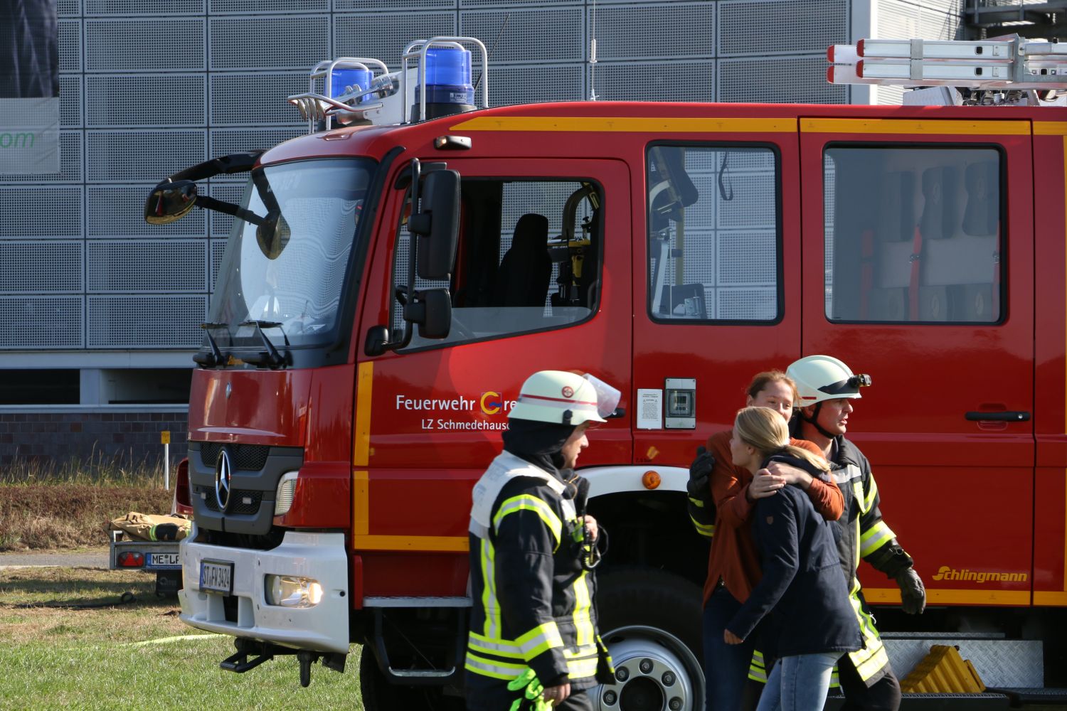 Feuerwehreinsatz am FMO