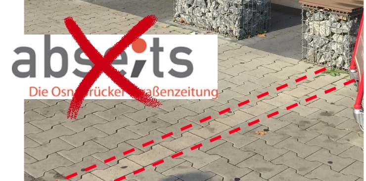 abseits Verbot Aldi Osnabrück