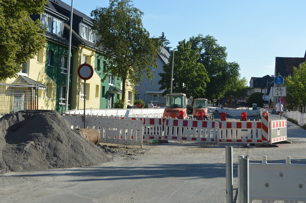 Baustelle Knollstraße