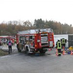Fahrzeugbrand und Busunfall - Einsatzübung in Melle