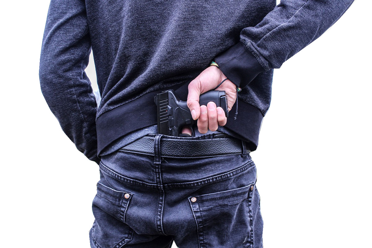 Symbolbild: Täter mit Pistole