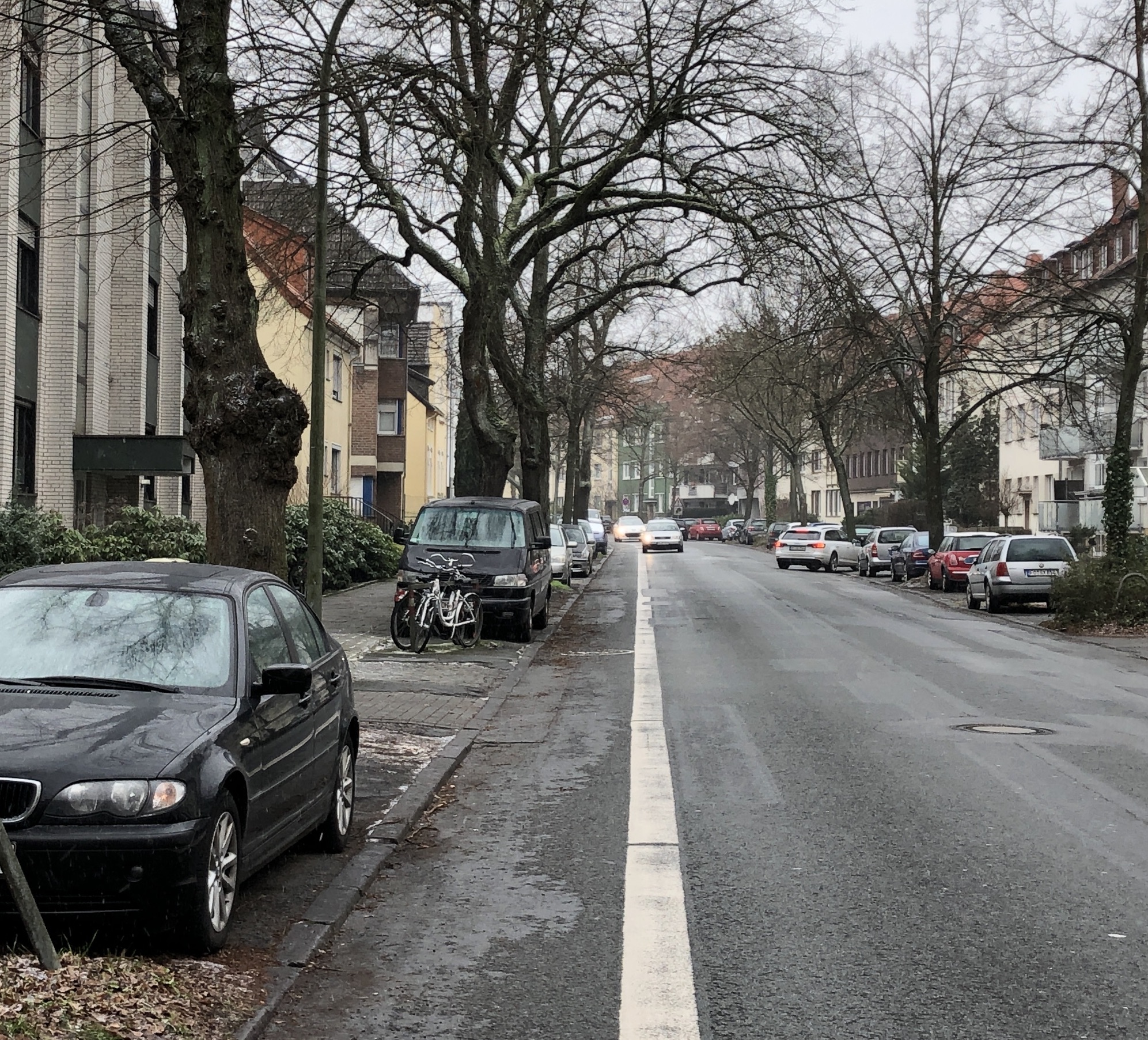 Schutzstreifen, Rheiner Landstraße