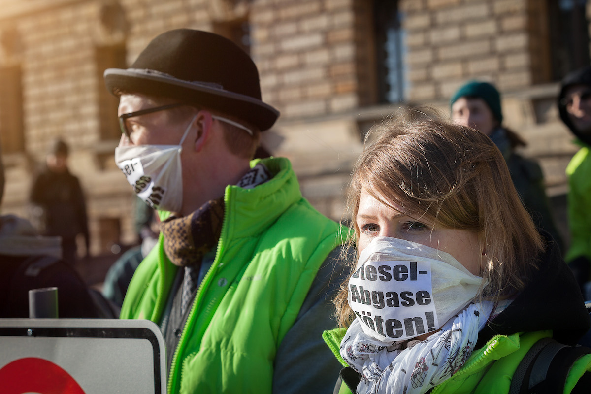 Aktivisten der Deutschen Umwelthilfe, DUH