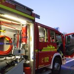 PKW brennt auf Autobahn A30 bei Osnabrück aus