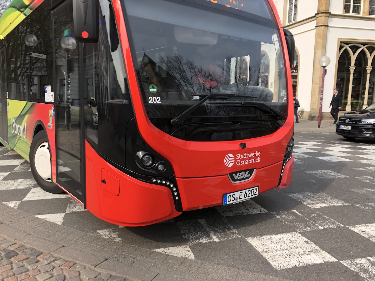 Elektrobus der Stadtwerke Osnabrück AG