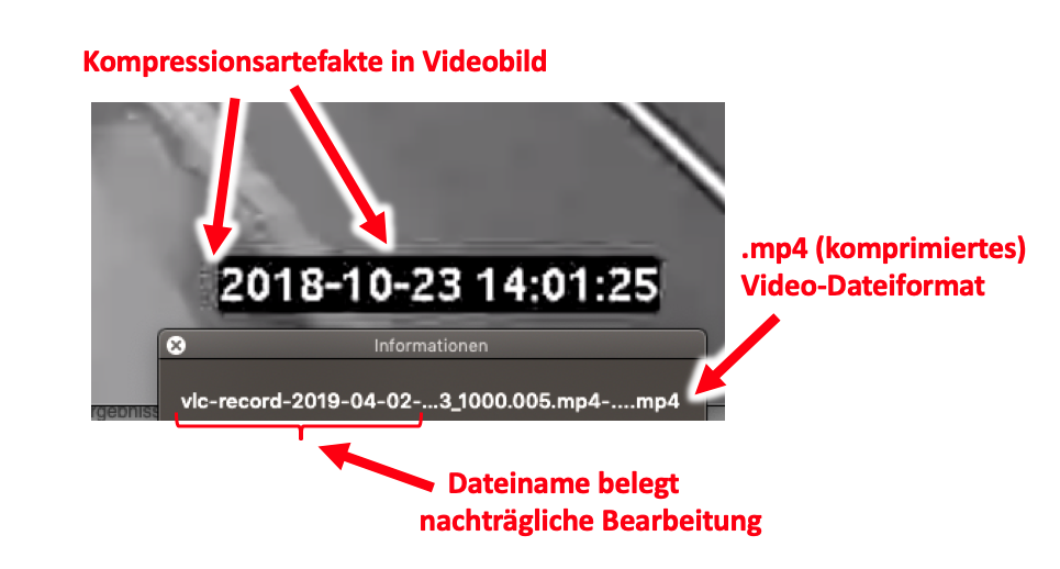 Videoüberwachung Fahrradweg