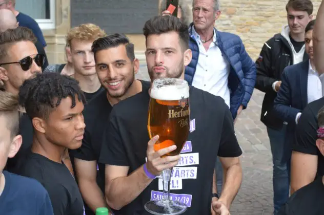 VfL Osnabrück, Aufstiegsfeier, Osnabrück, Rathausplatz, Fußball