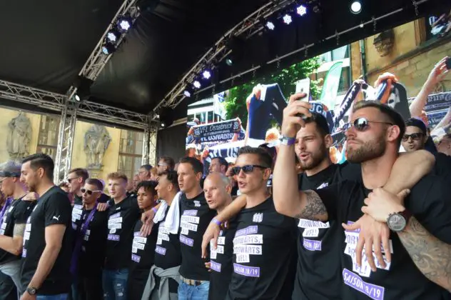 VfL Osnabrück, Aufstiegsfeier, Osnabrück, Rathausplatz, Fußball