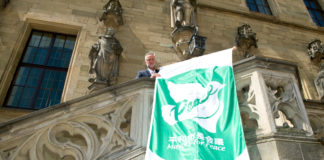 Mayors for Peace, Flagge