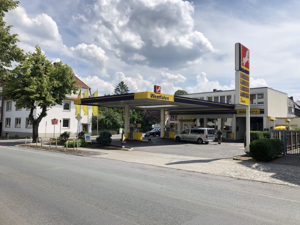Westfalen Tankstelle an der Rheiner Landstraße