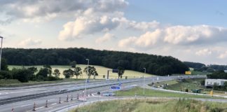Bereit für den Verkehr: Die neue Umgehungsstraße der B51 bei Belm