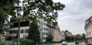 Kreuzungsbereich Rückertstraße, Rheiner Landstraße