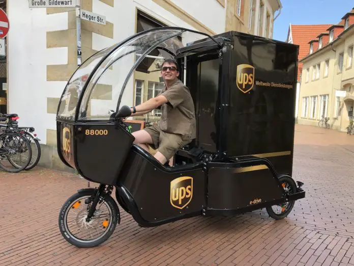 IMG_6221 Maik Pohl liefert in der Osnabrücker Altstadt nun mit dem Fahrrad aus