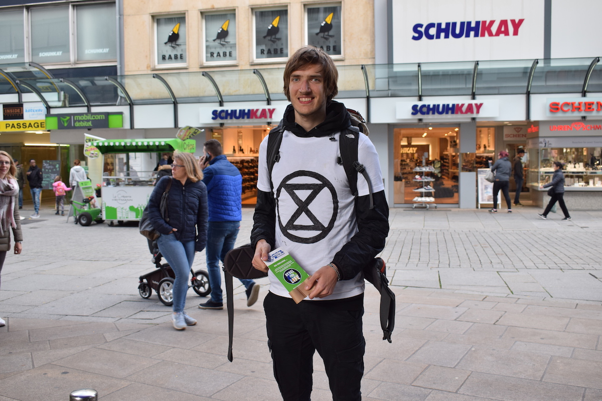 Ziviler Ungehorsam für den Klimaschutz - die "Extinction Rebellion" in Osnabrück