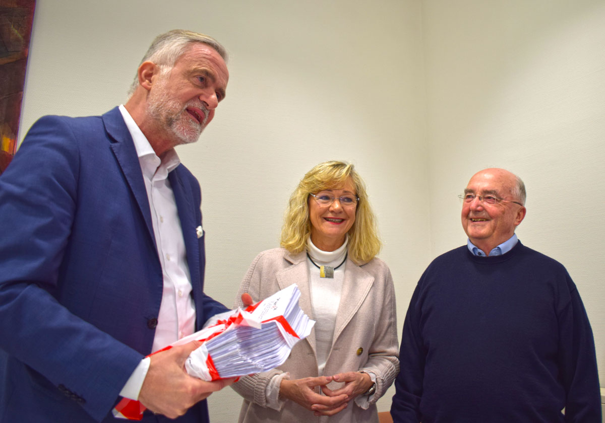 Oberbürgermeister Wolfgang Griesert, Mechthild Möllenkamp und Reinhart Richter