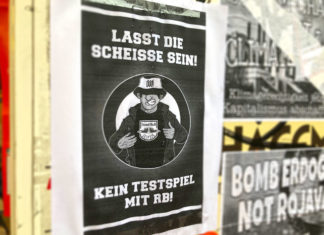 Der VfL verliert klammheimlich 2:0 in Leipzig Fanprotest gegen das Testspiel des VfL gegen RB Leipzig