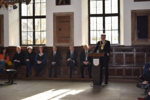 Oberbürgermeister Wolfgang Griesert empfängt Ensemble von GUERCŒUR