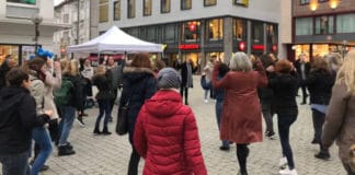 (Archivbild) One Billion Rising Osnabrück 2020 in der Innenstadt