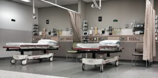 Symbol-Bild Krankenhausbetten