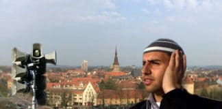 Muezin Rufe über Osnabrück