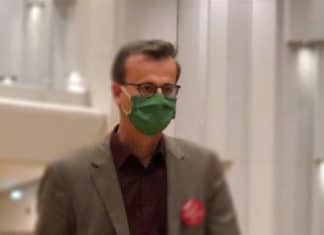 Volker Bajus (Grüne) bei der Ratssitzung am 21.04.2020