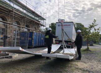 Dacharbeiten am Museum für Industriekultur, Osnabrück