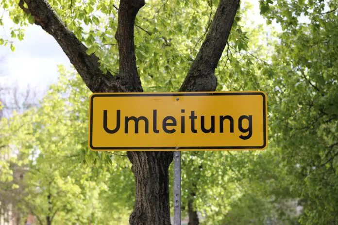 (Symbolbild) Umleitung