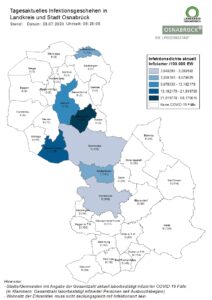 Gegen den Trend: Corona-Infektionszahlen in Region Osnabrück sinken weiter