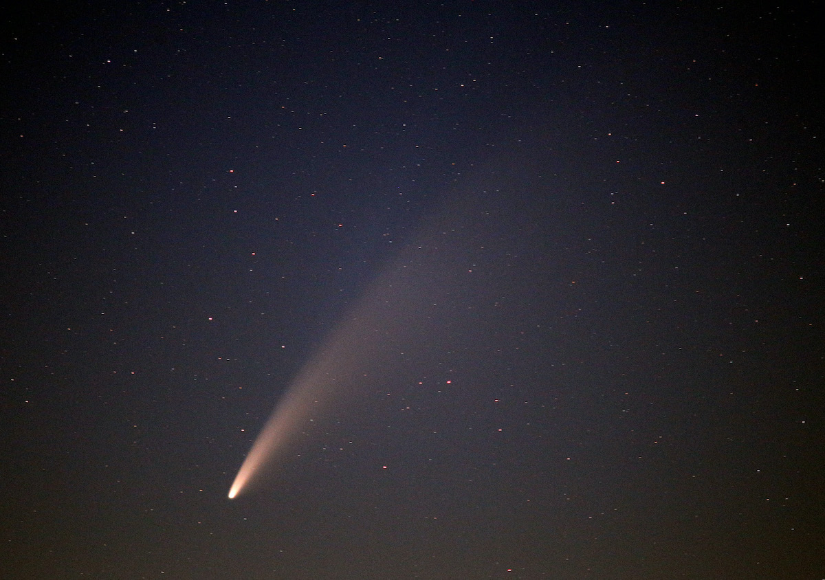 Komet C/2020 F3 NEOWISE über der Region Osnabrück, Foto: Dr. Andreas Hänel