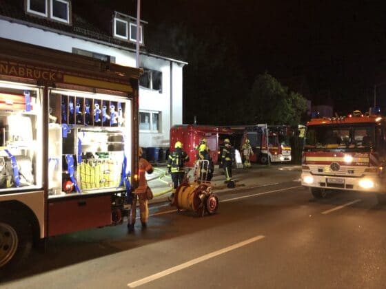 Brand in Eversburg: ein Schwerverletzter und 50.000 Euro Sachschaden [Update]
