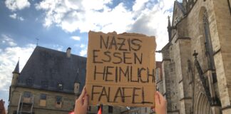 Demonstration gegen AfD-Stammtisch in Osnabrück