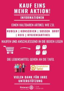 Gute Nachricht des Tages: "Kauf Eins Mehr" - Rotaract unterstützt Osnabrücker Tafel