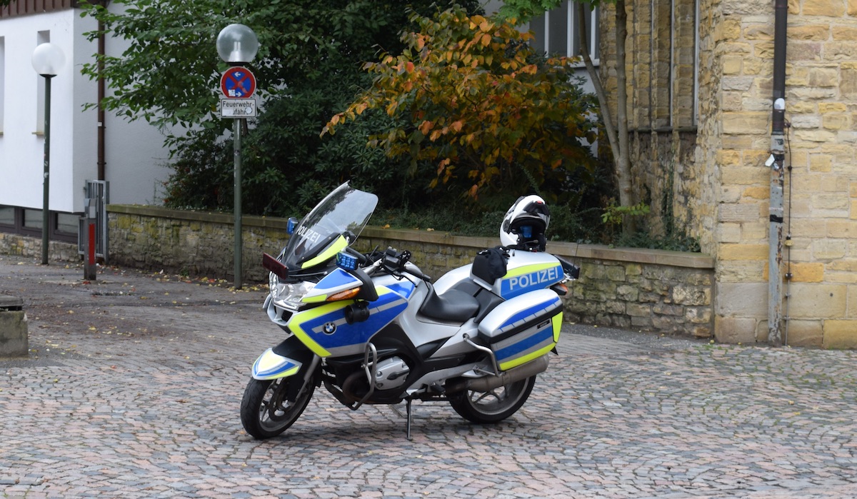 Motorrad der Polizei Osnabrück