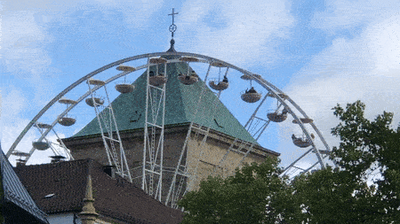 Riesenrad vor dem Osnabrücker Dom