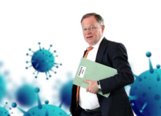 Stephan Weil mit neuen Corona-Regeln (Montage: Hasepost)