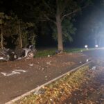 Crash mit zwei PKW auf Landstraße in Ankum bei Osnabrück