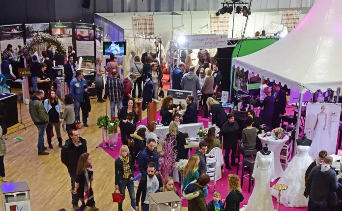 Nach zwei Jahren Corona-Pause kehrt die Hochzeitsmesse "verliebt – verlobt – verheiratet" in diesem Jahr wieder zurück. / Foto: OsnabrückHalle (Archivbild)