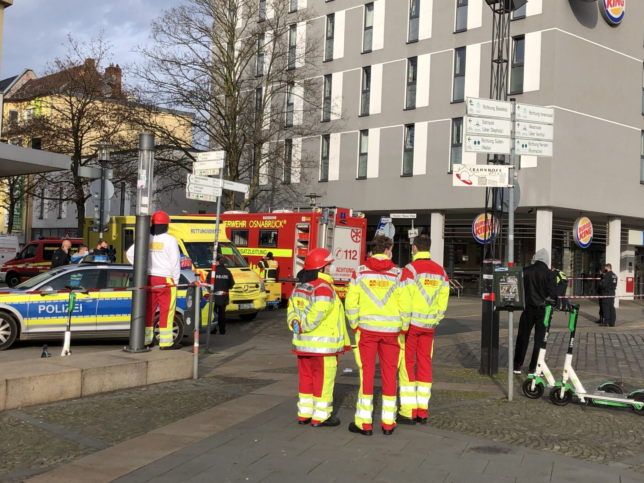 Explosion in der Osnabrücker Innenstadt – Teilbereich der Möserstraße gesperrt