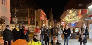 Start der Weihnachtsbeleuchtung in der Krahnstraße Osnabrück